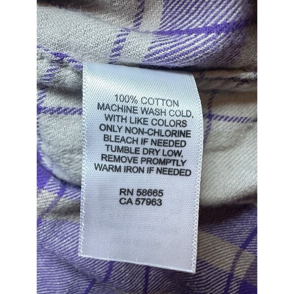 Abound Men's Purple‎ Plaid Long Sleeve Button Up Shirt SIZE SMALL NWT - Picture 5 of 8
